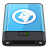 Blue Server W Icon 48x48 png